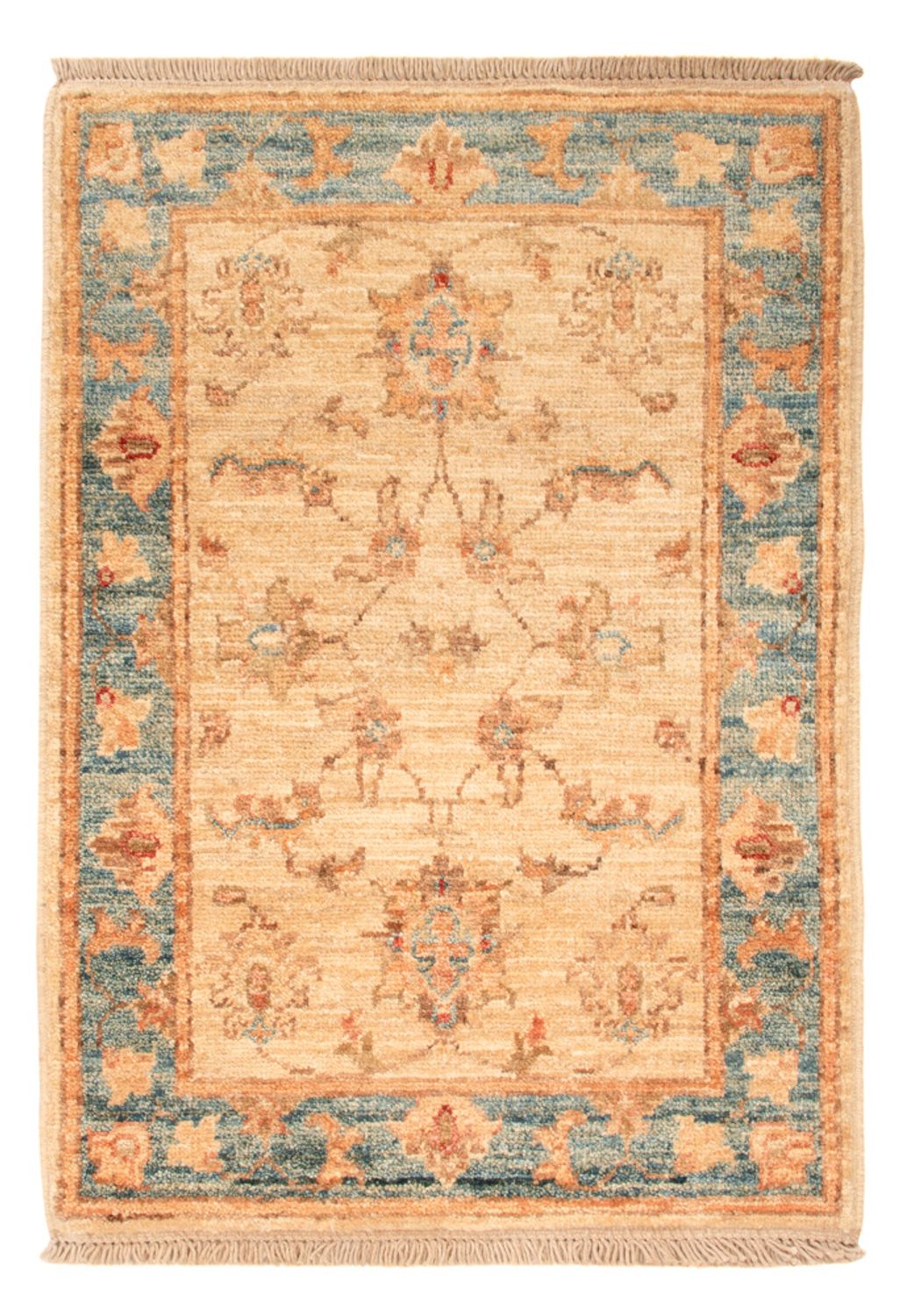 Ziegler Teppich - 71 x 49 cm - beige