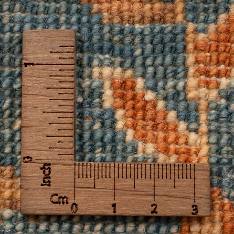 Ziegler Teppich - 69 x 48 cm - blau