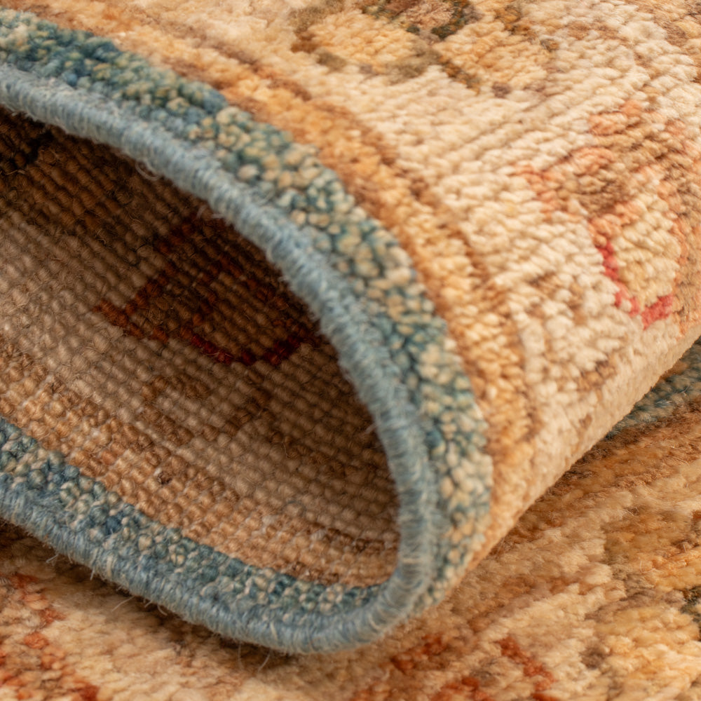 Ziegler Teppich - 71 x 50 cm - hellblau