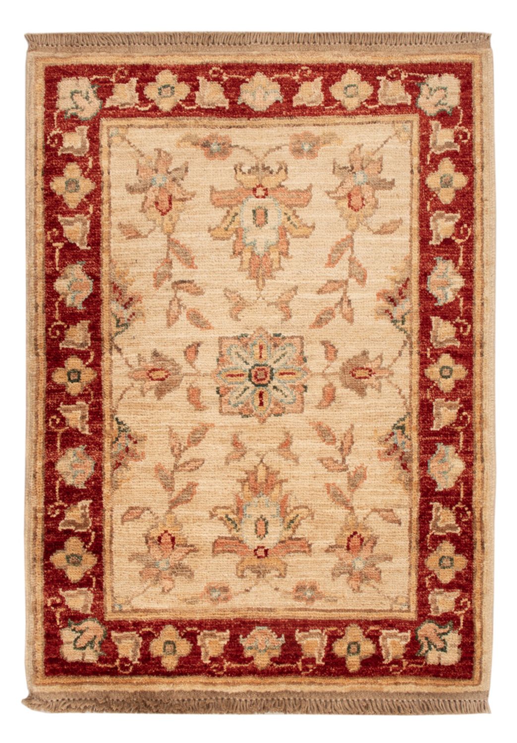 Ziegler Teppich - 69 x 50 cm - beige