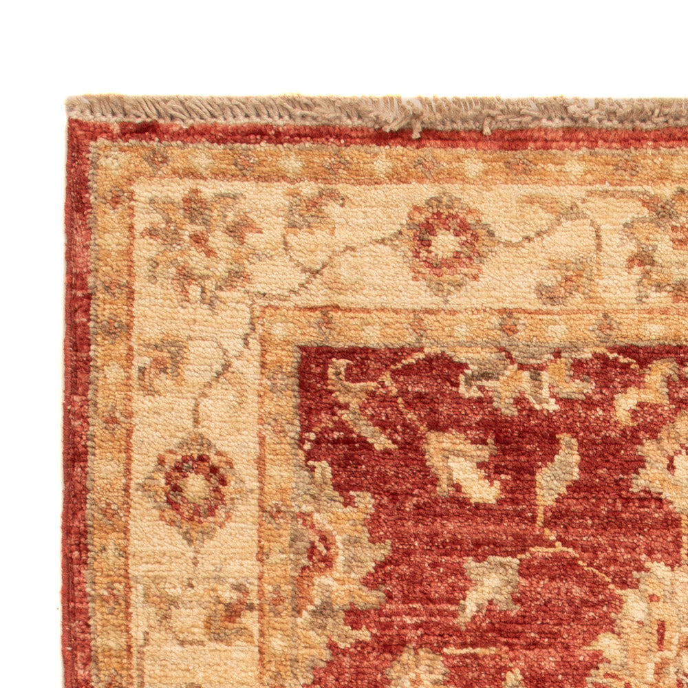 Ziegler Teppich - 85 x 60 cm - bordeauxrot