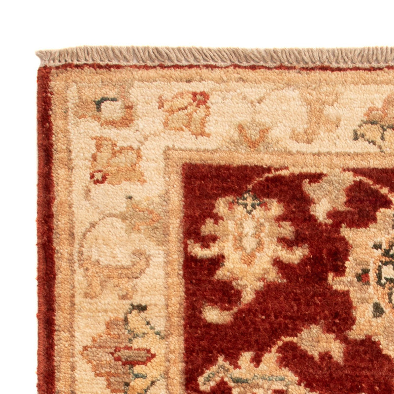 Ziegler Teppich - 70 x 50 cm - bordeauxrot