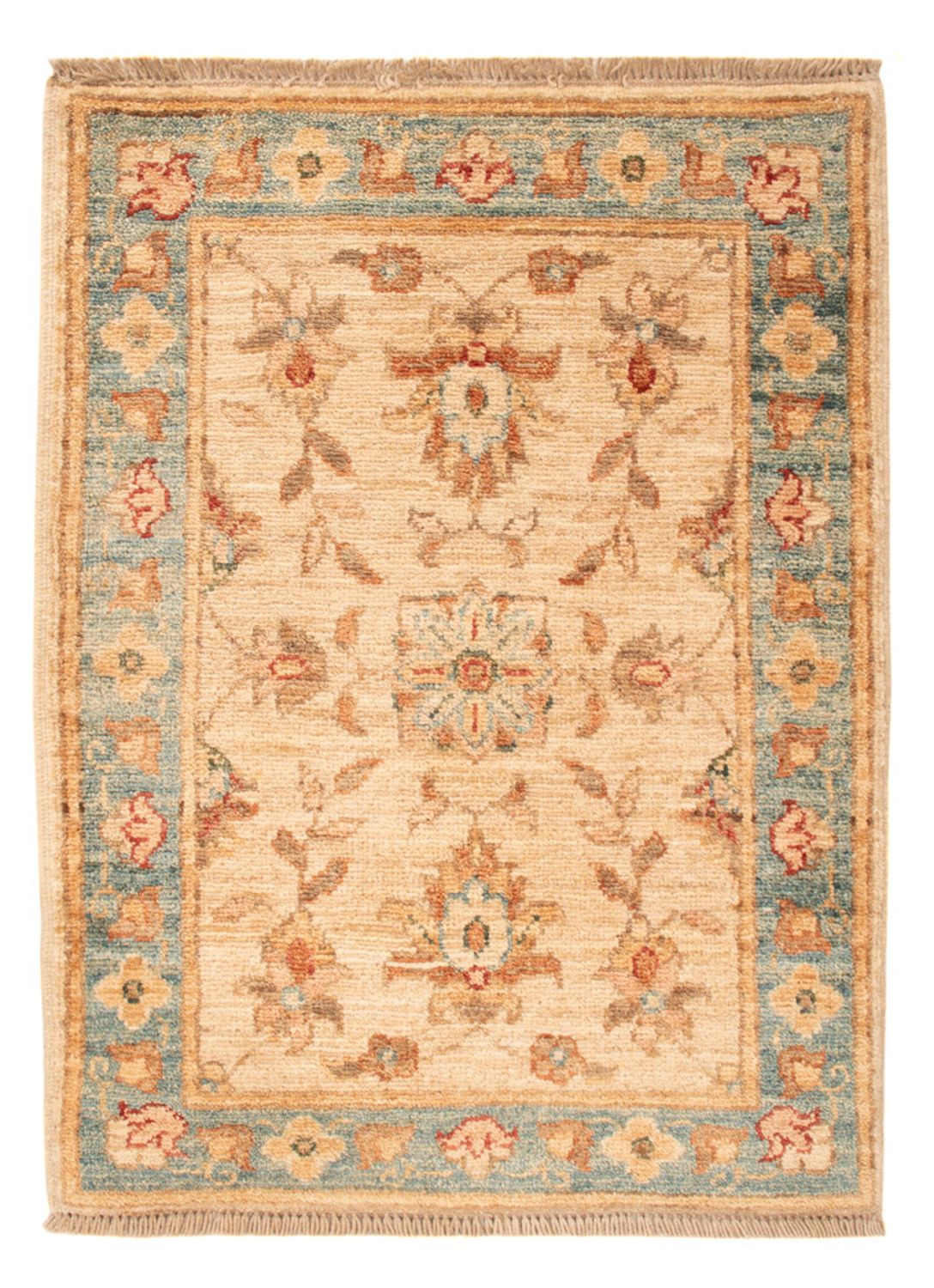 Ziegler Teppich - 70 x 51 cm - beige