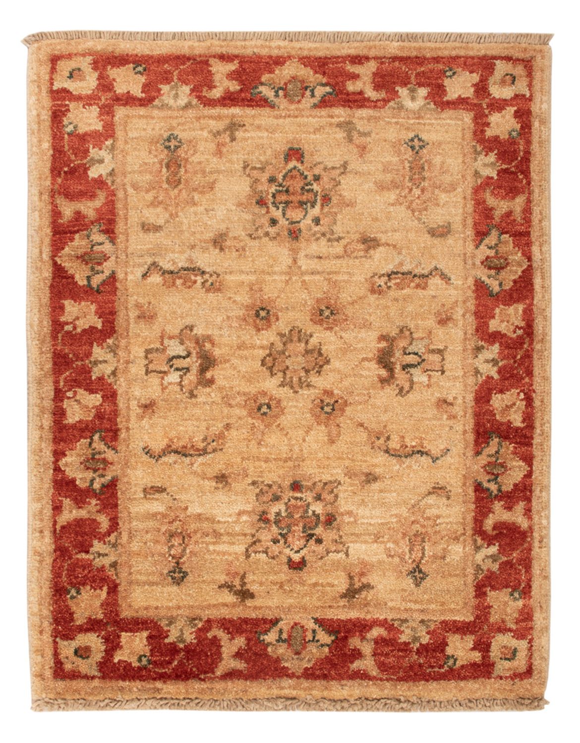 Ziegler Teppich - 62 x 48 cm - dunkelbeige