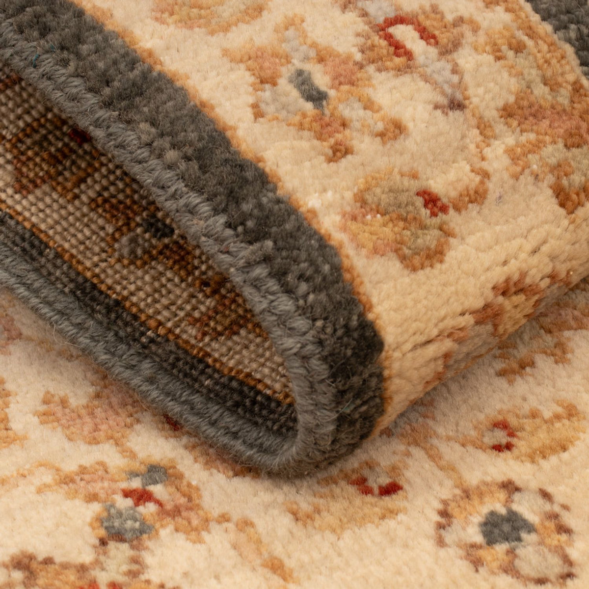 Ziegler Teppich - 90 x 60 cm - schwarz