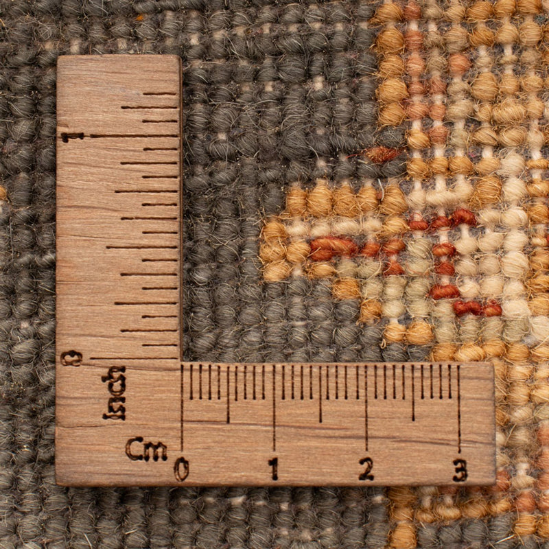 Ziegler Teppich - 90 x 60 cm - schwarz