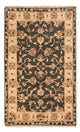 Ziegler Teppich - 90 x 60 cm - schwarz-weiß