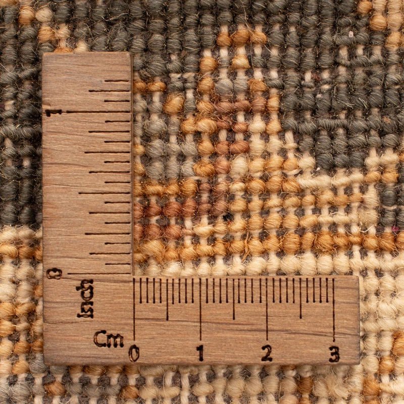 Ziegler Teppich - 90 x 60 cm - schwarz-weiß