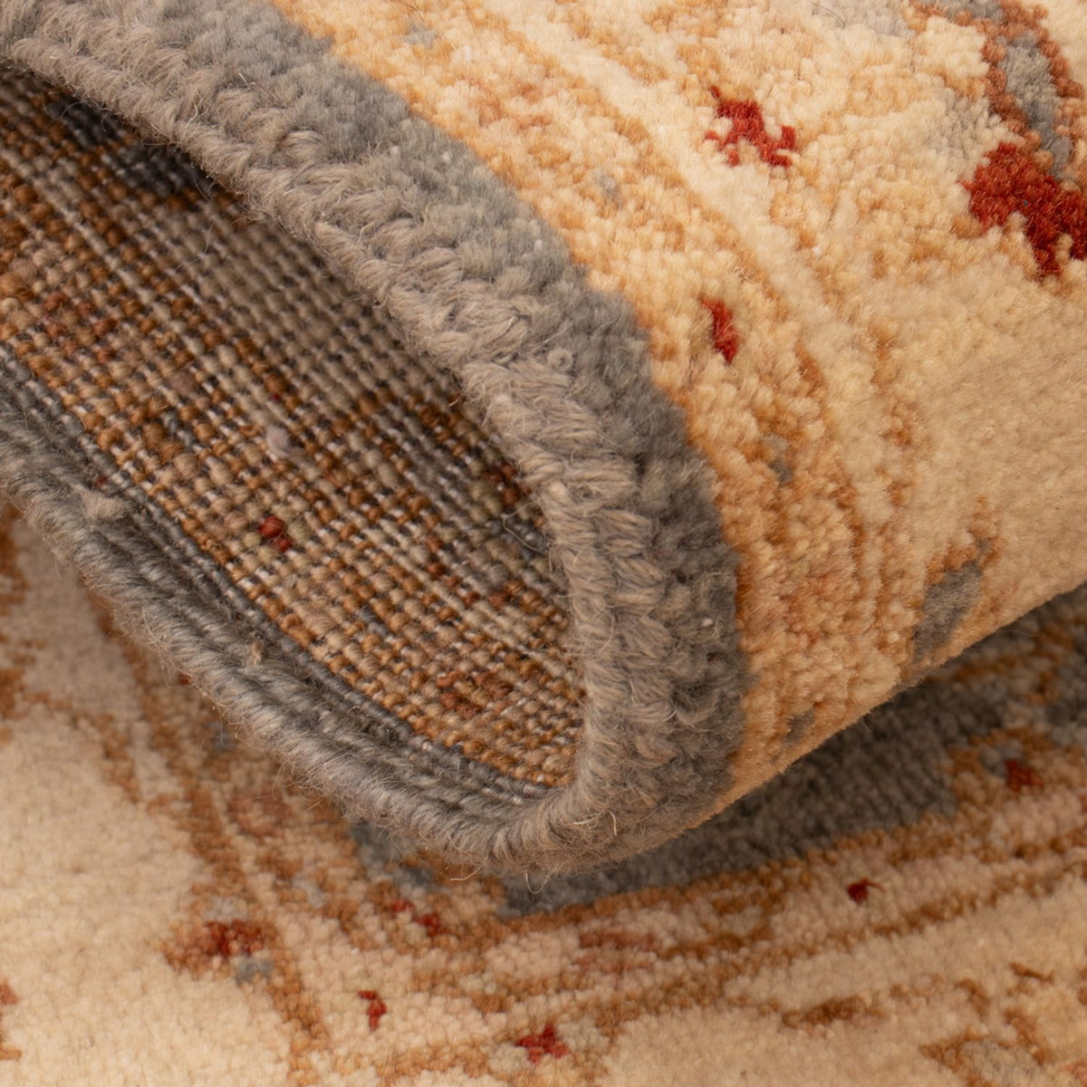 Ziegler Teppich - 90 x 60 cm - schwarz