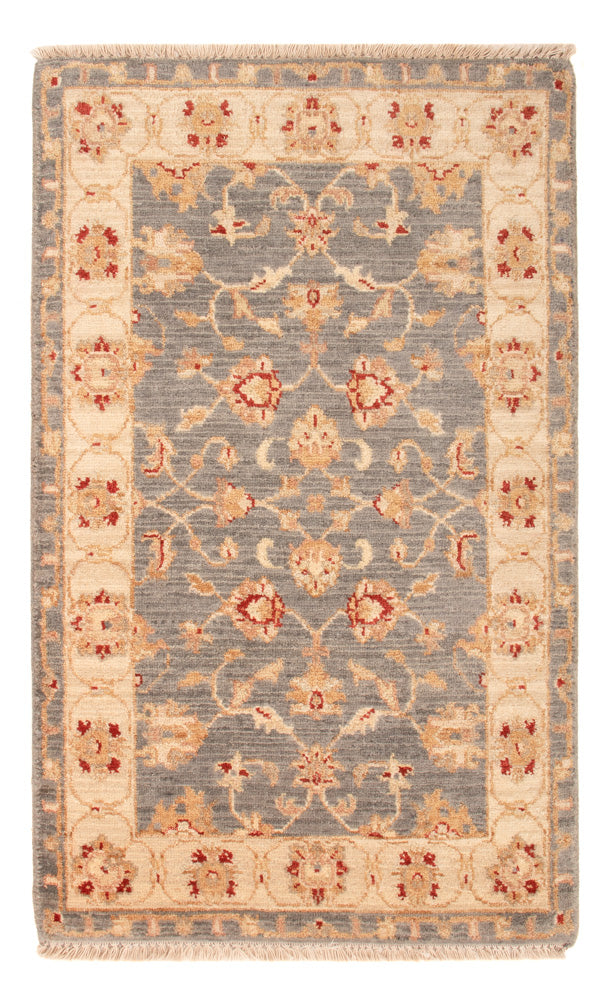 Ziegler Teppich - 90 x 60 cm - hellgrau