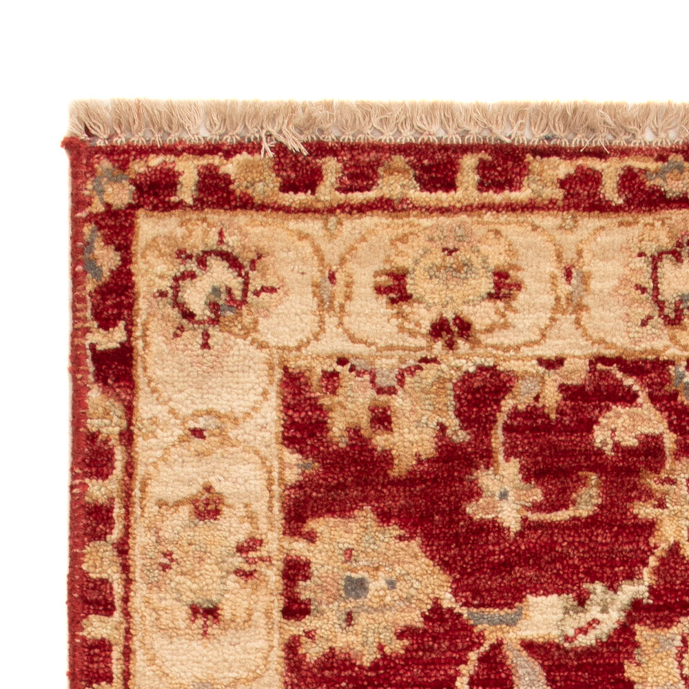 Ziegler Teppich - 90 x 60 cm - bordeauxrot
