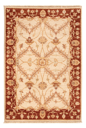 Ziegler Teppich - 90 x 60 cm - beige