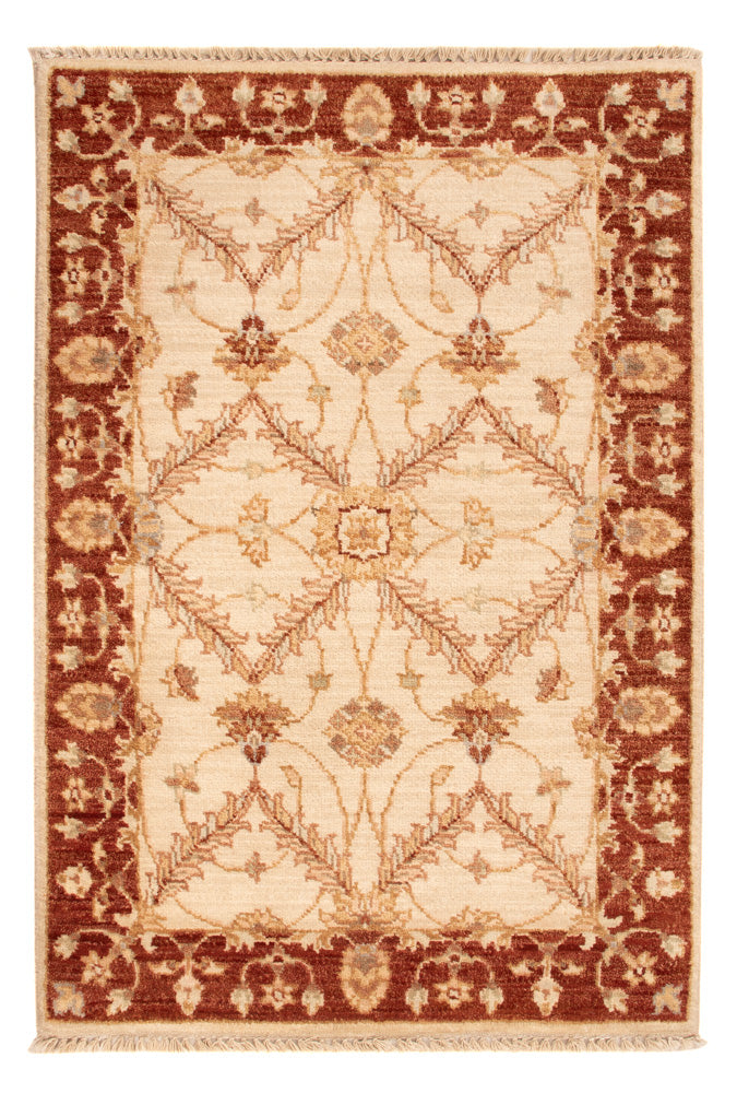 Ziegler Teppich - 90 x 60 cm - beige