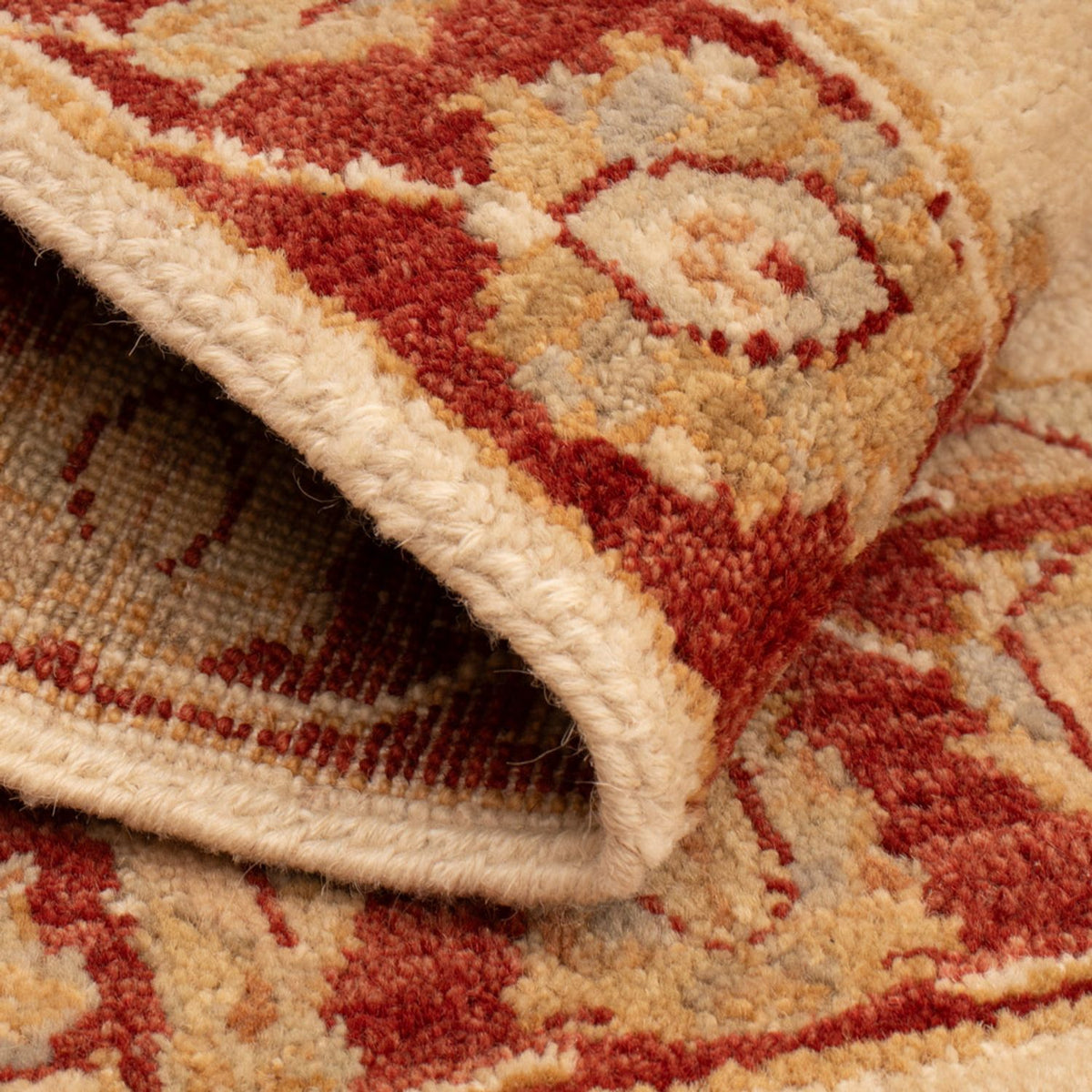 Ziegler Teppich - 90 x 60 cm - beige