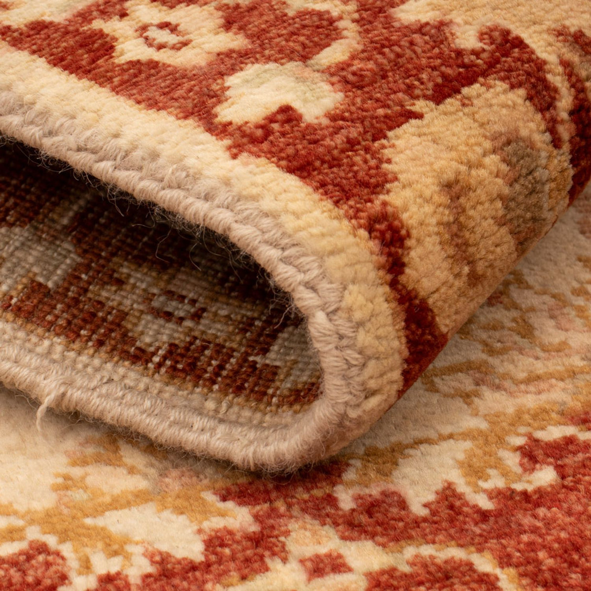 Ziegler Teppich - 90 x 60 cm - beige