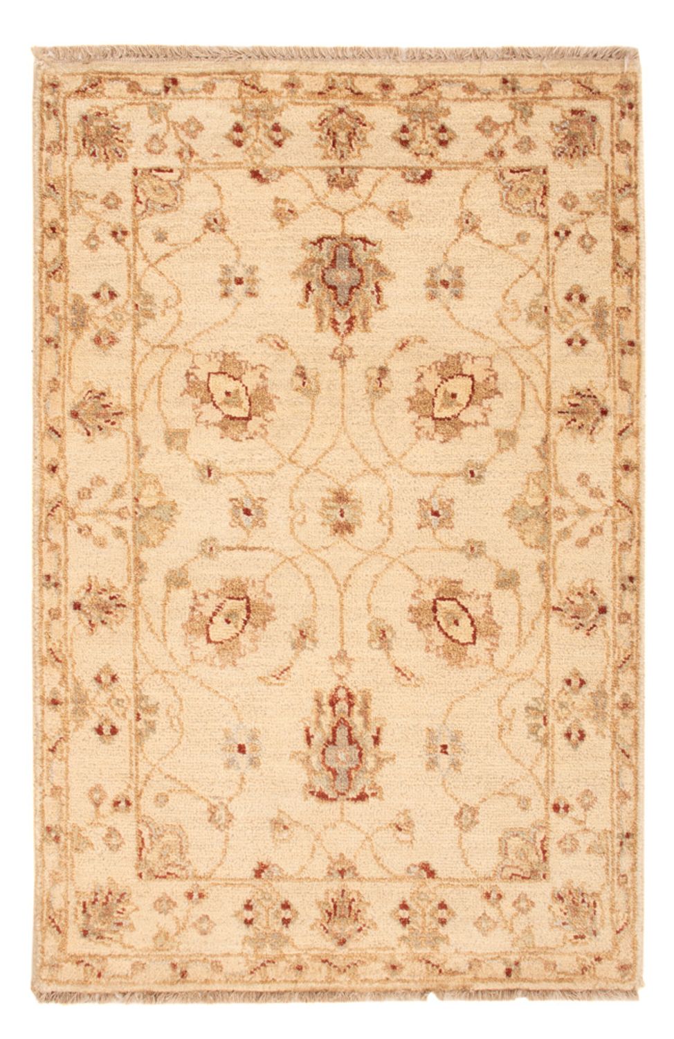 Ziegler Teppich - 90 x 60 cm - beige
