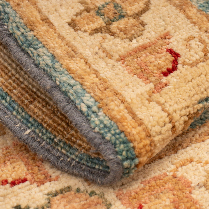 Ziegler Teppich - 67 x 50 cm - türkis