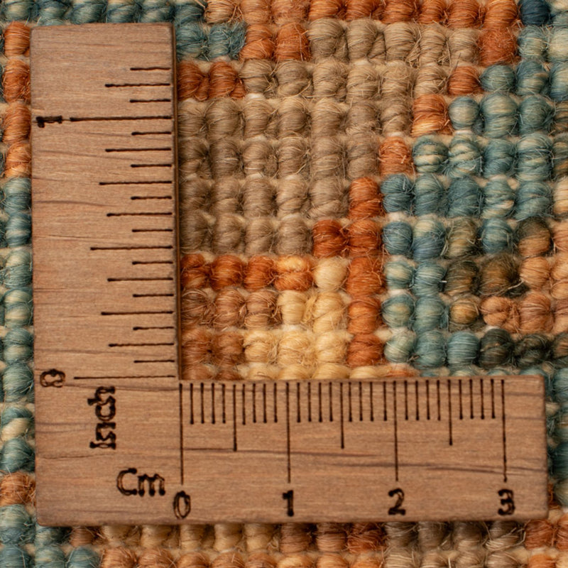 Ziegler Teppich - 73 x 52 cm - türkis