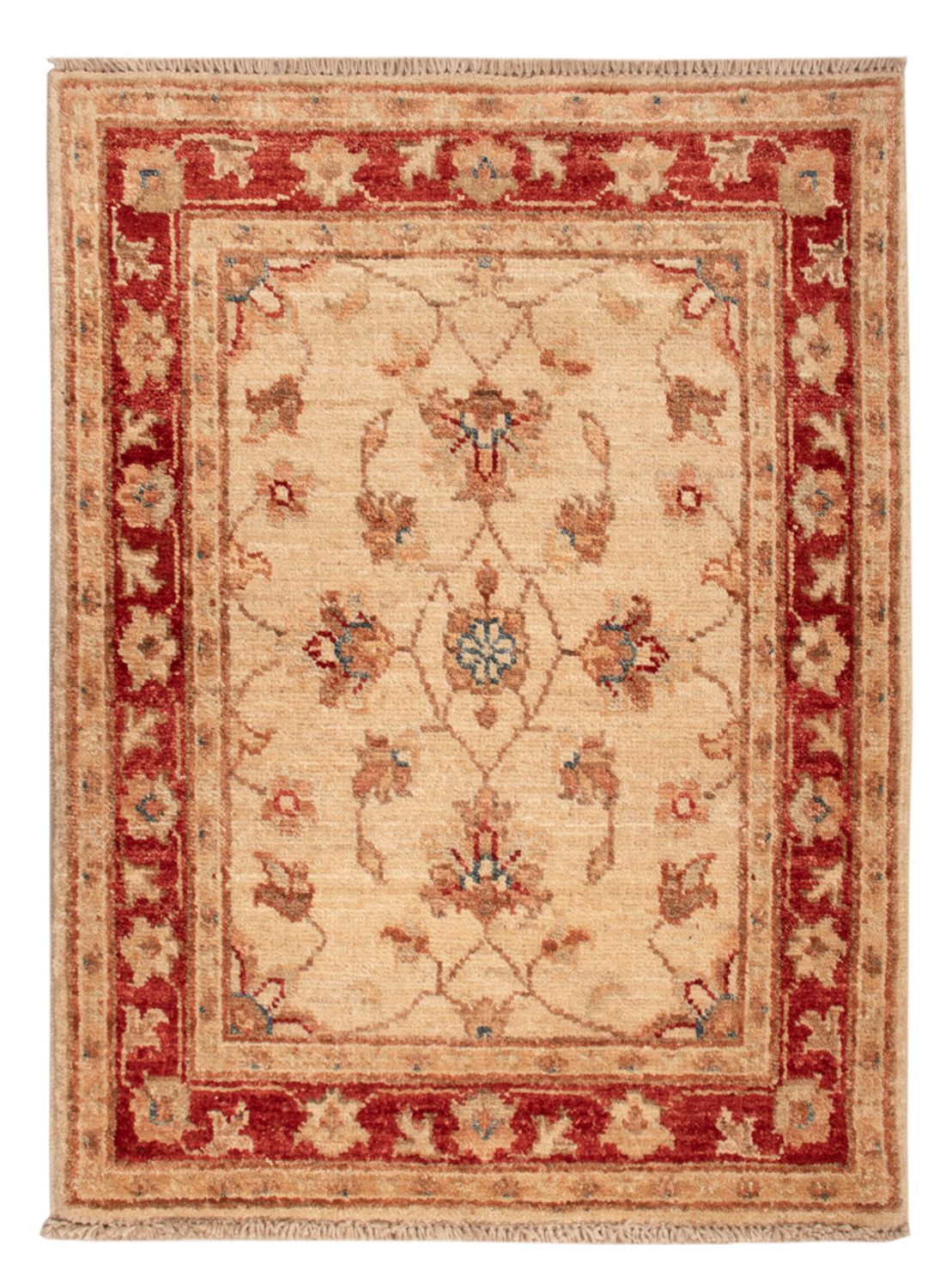 Ziegler Teppich - 70 x 51 cm - beige