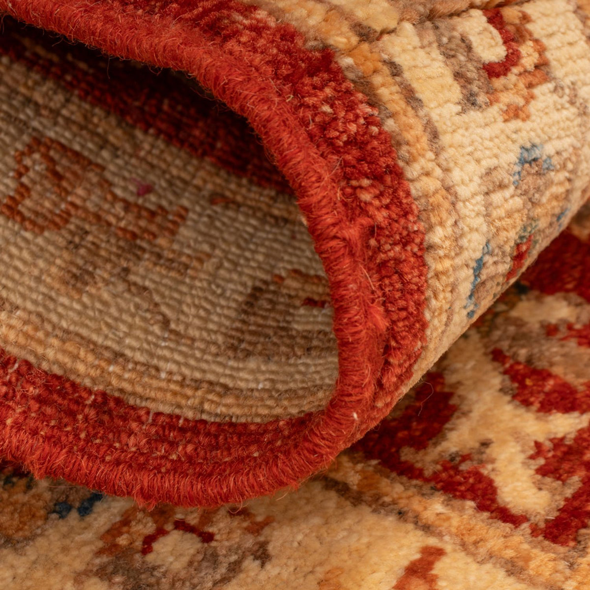 Ziegler Teppich - 63 x 53 cm - rot