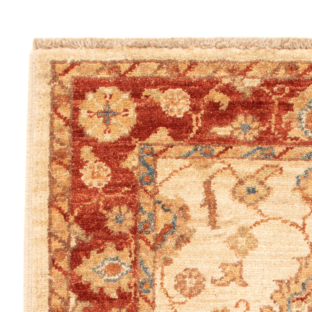 Ziegler Teppich - 85 x 62 cm - beige