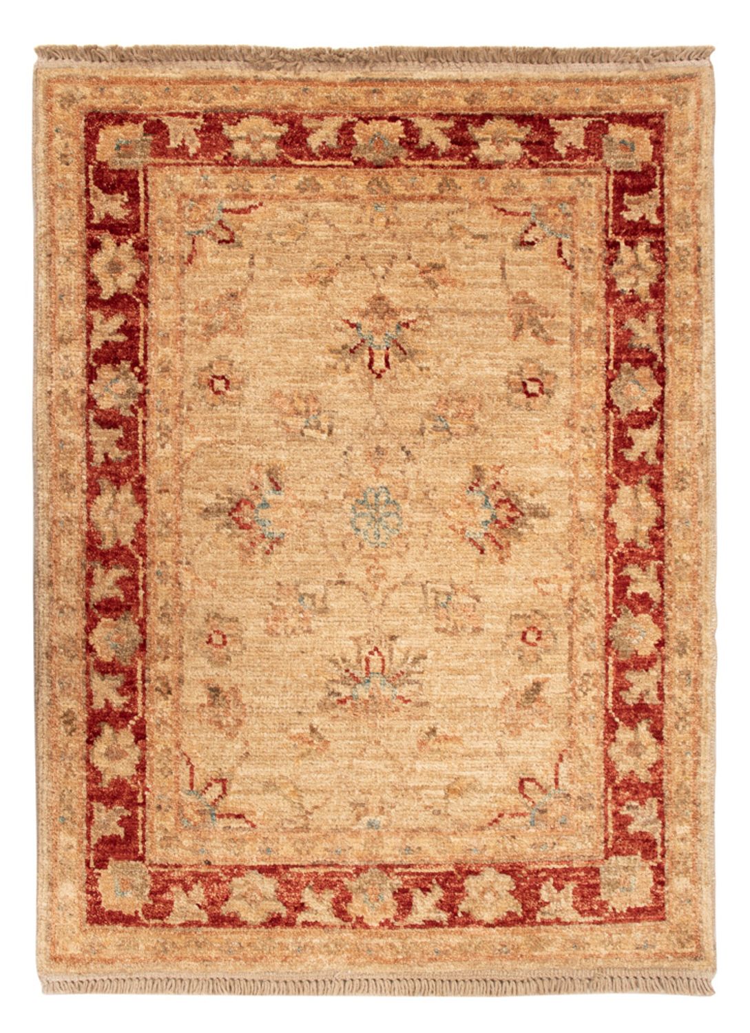 Ziegler Teppich - 67 x 52 cm - beige