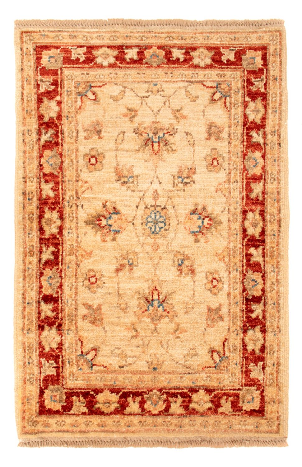 Ziegler Teppich - 77 x 49 cm - beige