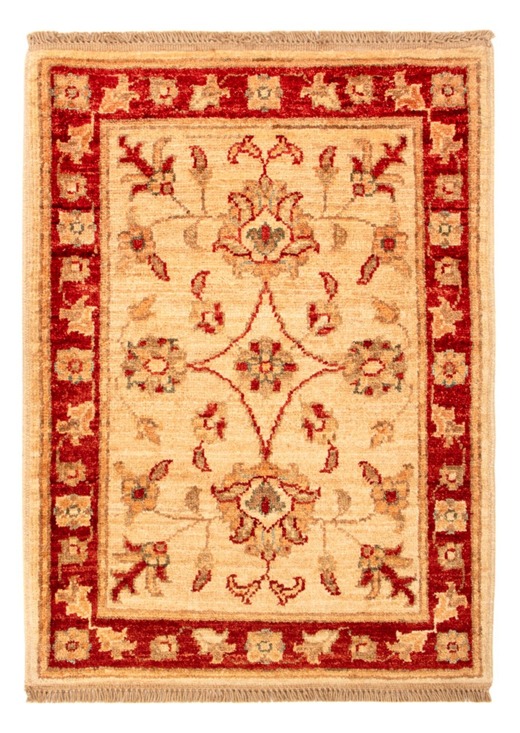 Ziegler Teppich - 70 x 52 cm - beige