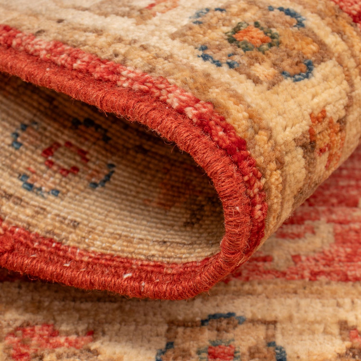 Ziegler Teppich - 74 x 52 cm - rot