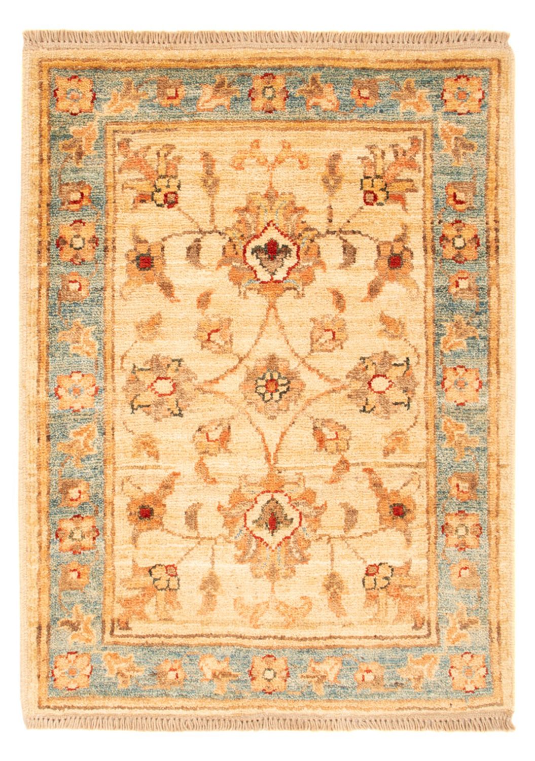 Ziegler Teppich - 71 x 52 cm - beige
