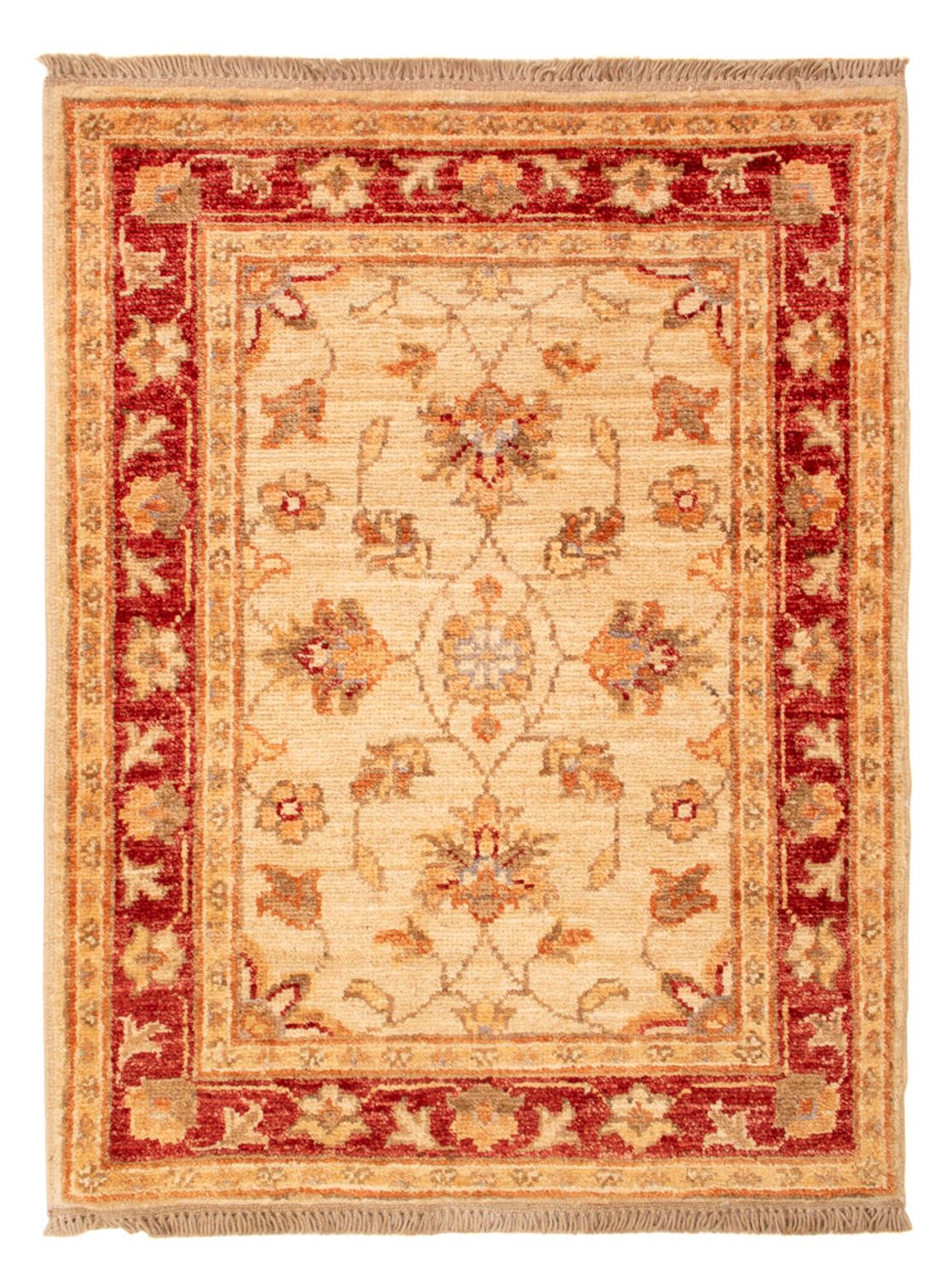 Ziegler Teppich - 72 x 52 cm - beige