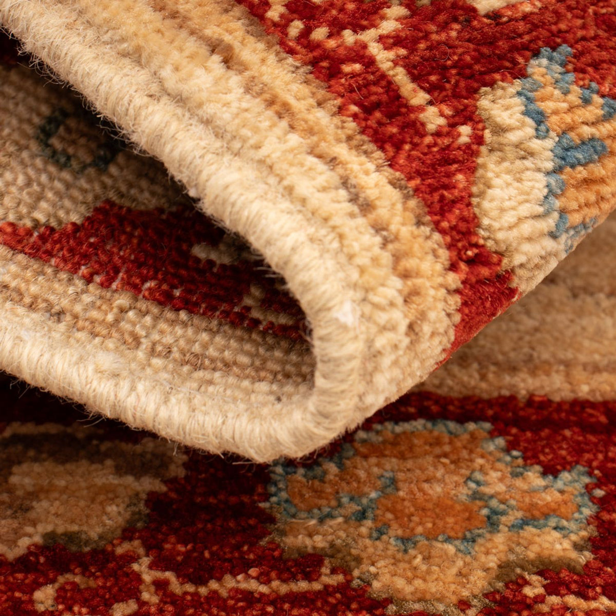 Ziegler Teppich - 61 x 51 cm - beige