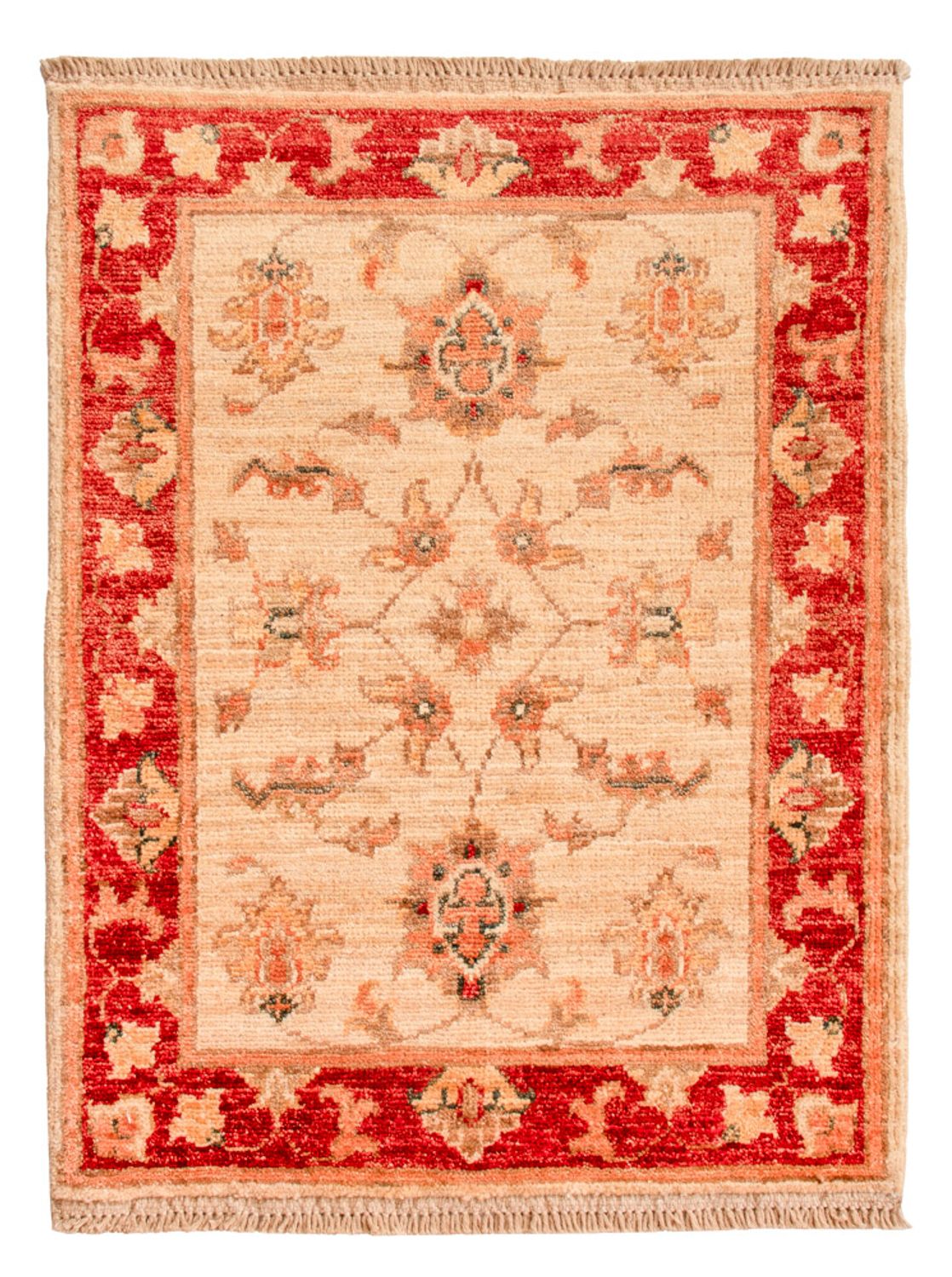 Ziegler Teppich - 71 x 55 cm - beige