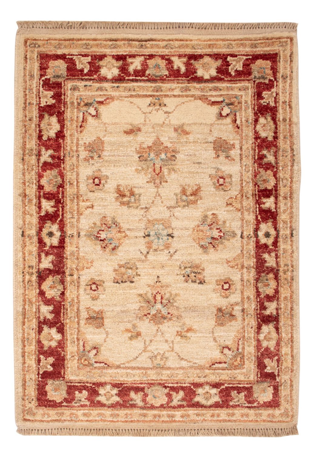 Ziegler Teppich - 69 x 50 cm - beige
