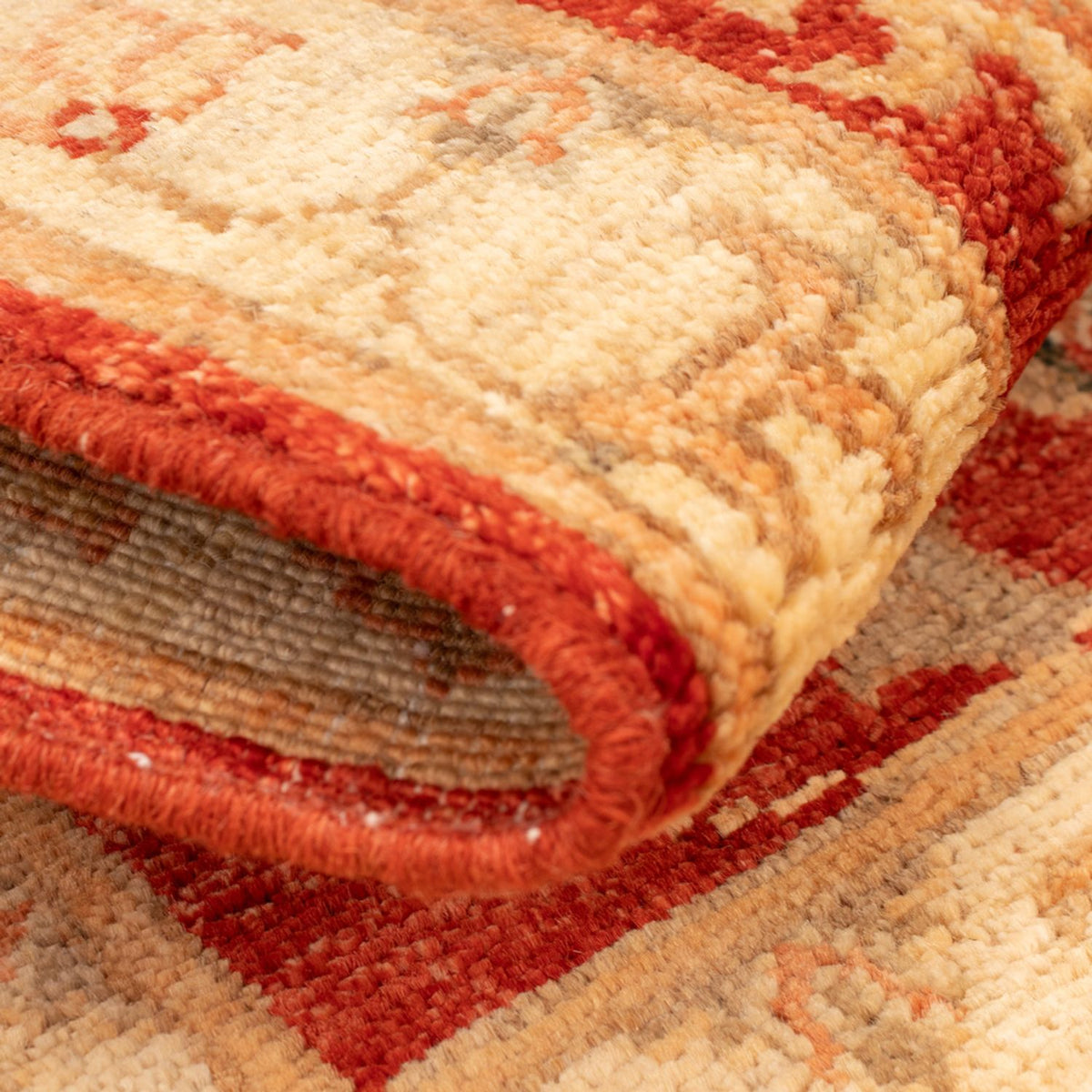 Ziegler Teppich - 63 x 51 cm - rot