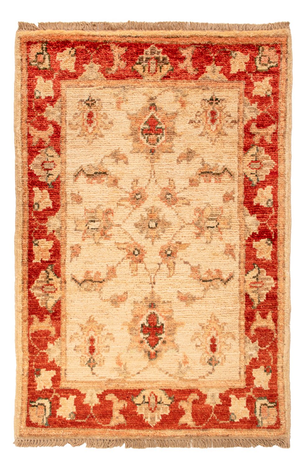 Ziegler Teppich - 74 x 49 cm - beige