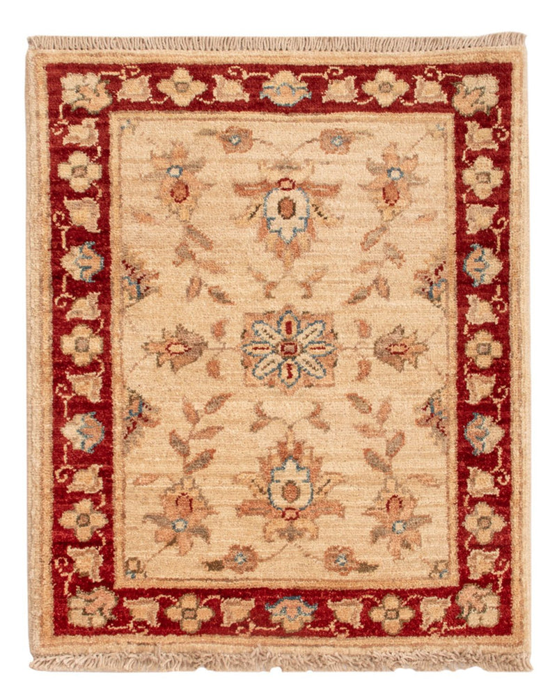 Ziegler Teppich - 64 x 52 cm - beige