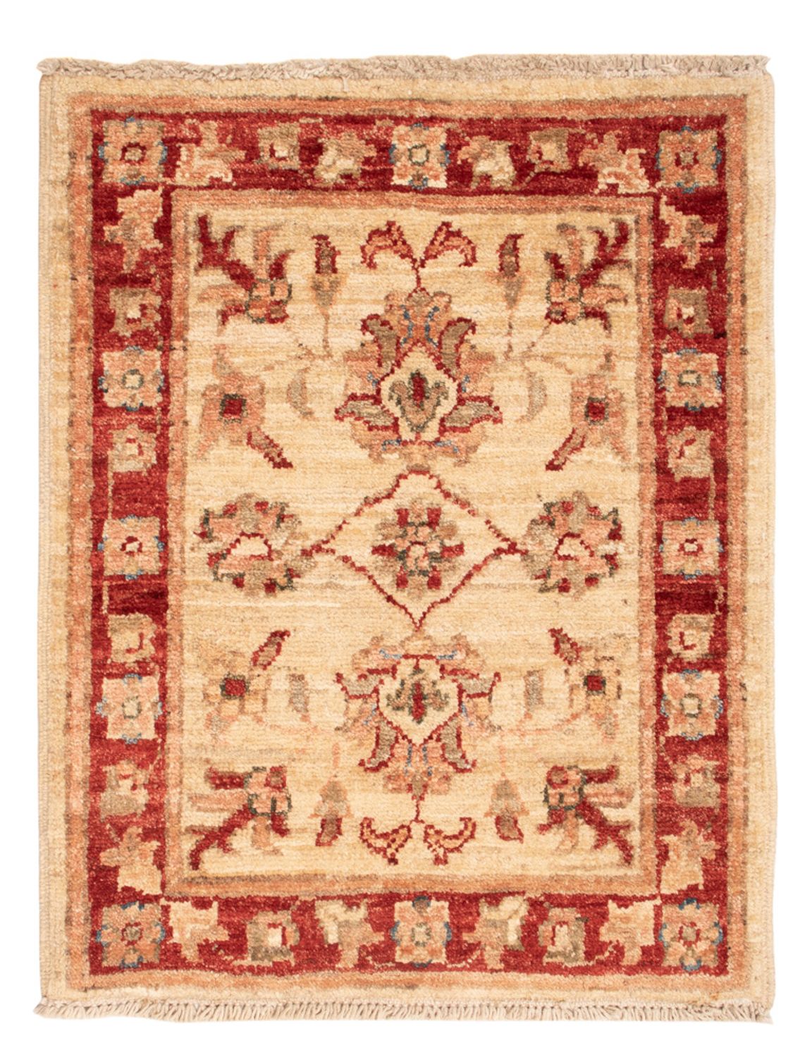 Ziegler Teppich - 66 x 52 cm - beige