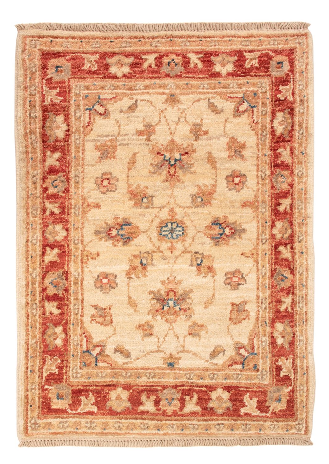 Ziegler Teppich - 70 x 51 cm - beige