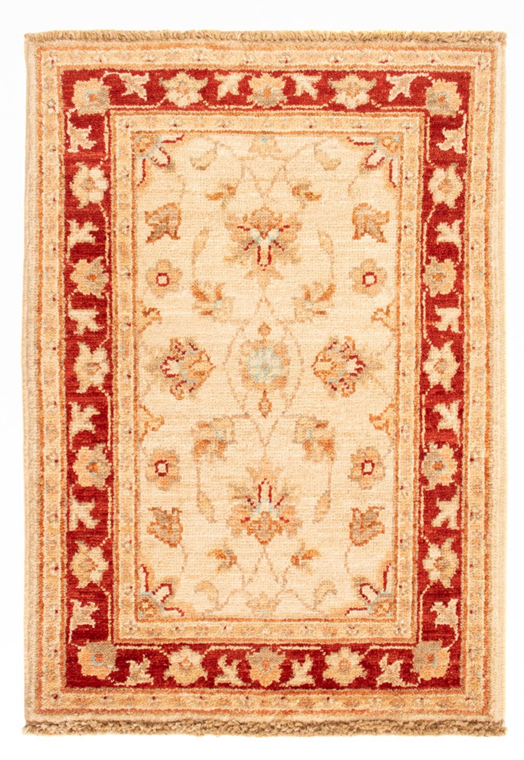 Ziegler Teppich - 75 x 50 cm - beige