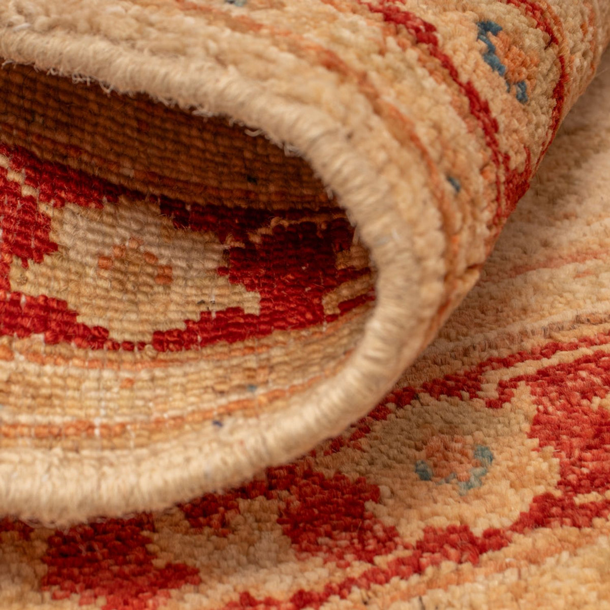 Ziegler Teppich - 65 x 53 cm - beige