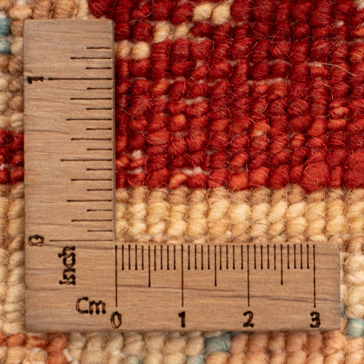 Ziegler Teppich - 69 x 52 cm - bordeauxrot