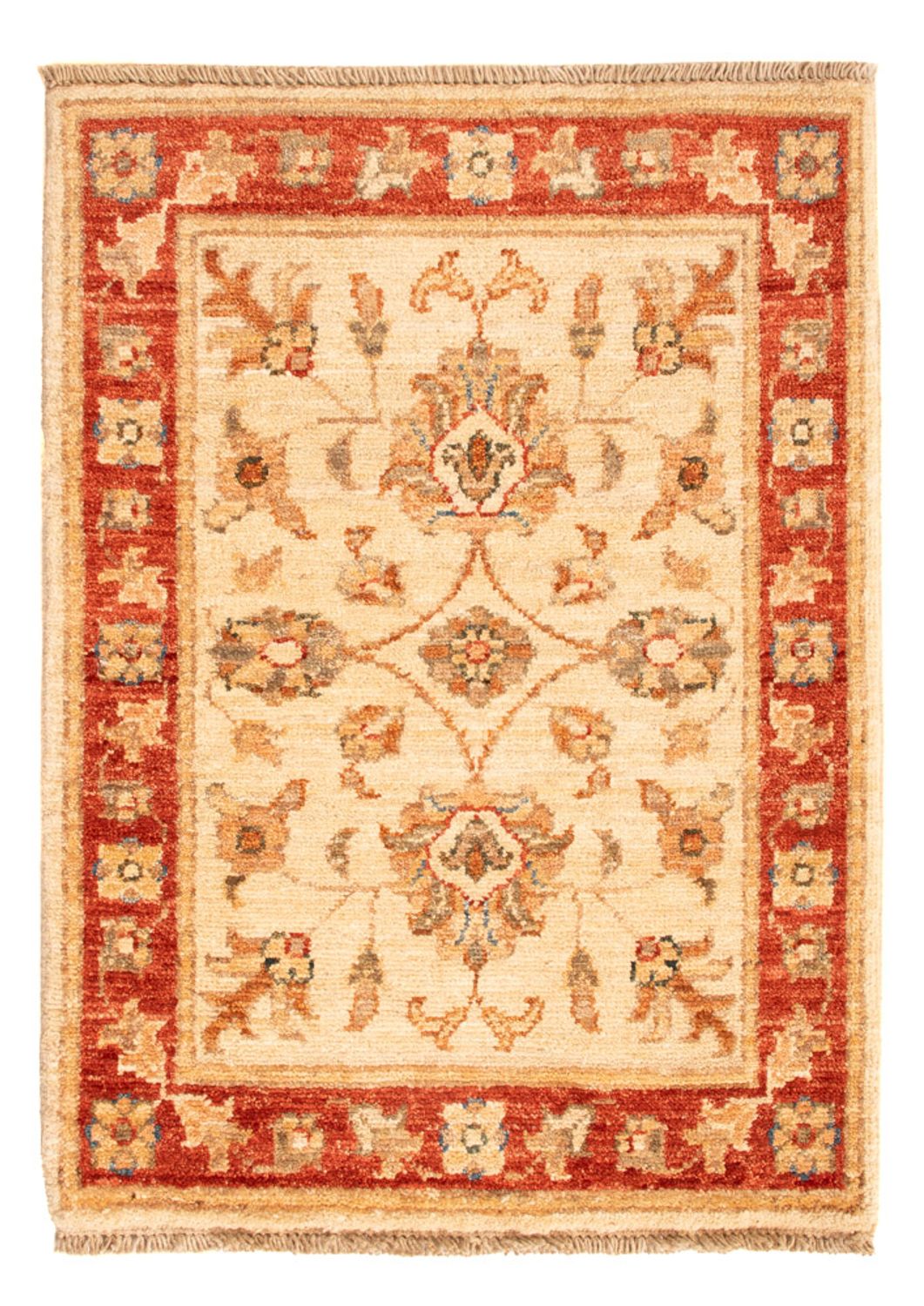 Ziegler Teppich - 72 x 52 cm - beige
