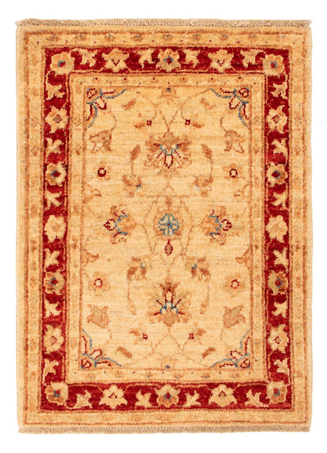Ziegler Teppich - 70 x 51 cm - beige