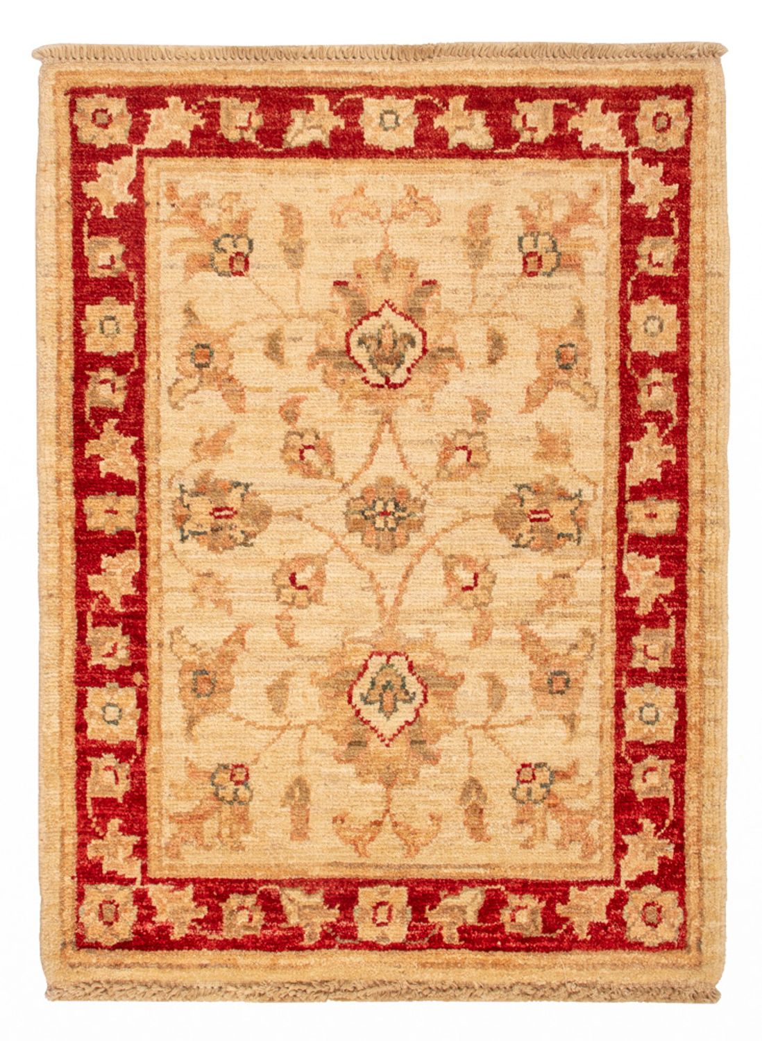 Ziegler Teppich - 70 x 51 cm - beige