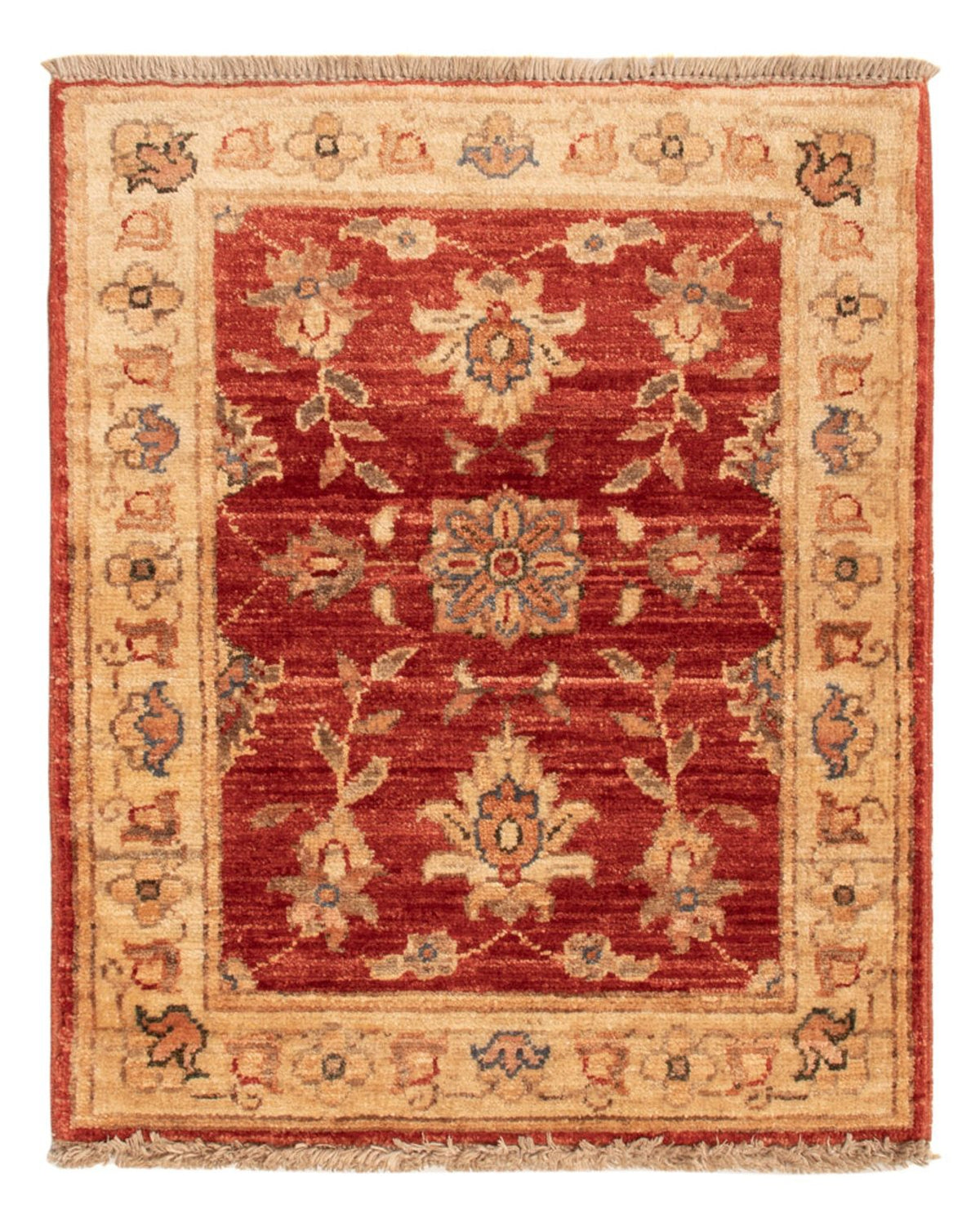 Ziegler Teppich - 63 x 52 cm - rot