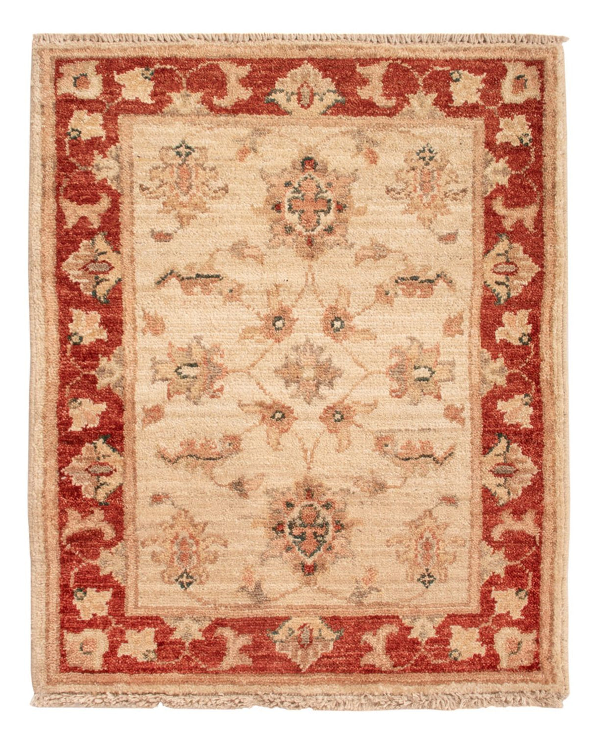 Ziegler Teppich - 63 x 51 cm - beige