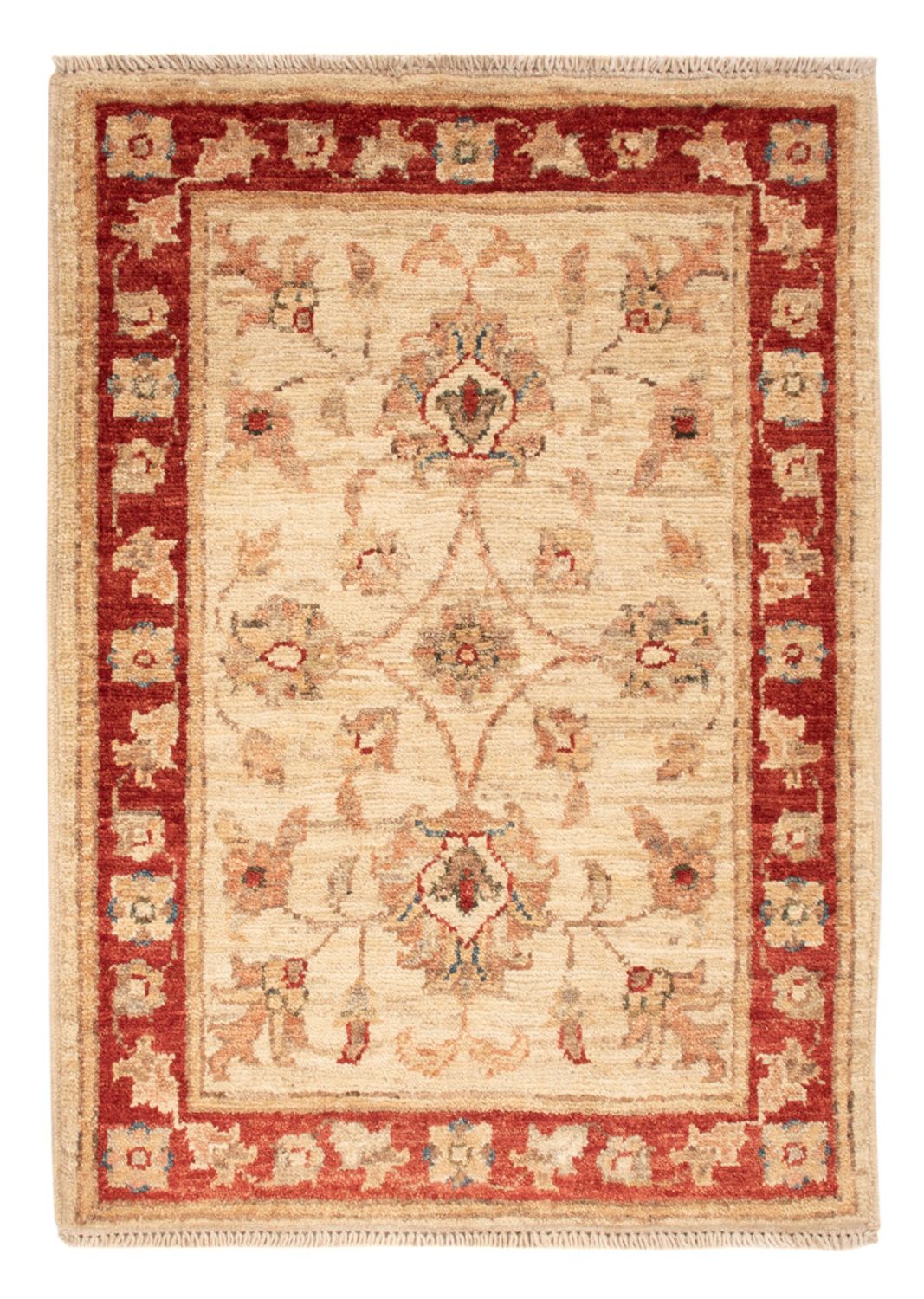 Ziegler Teppich - 73 x 53 cm - beige