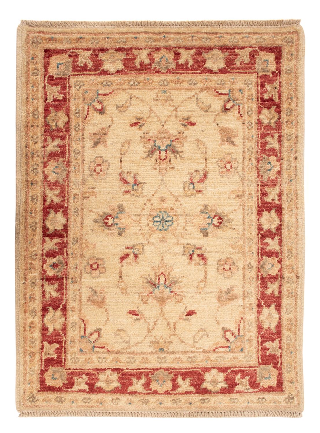 Ziegler Teppich - 70 x 52 cm - beige