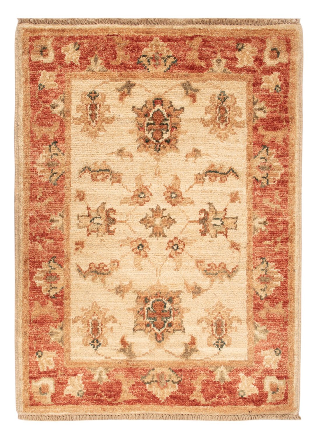 Ziegler Teppich - 71 x 51 cm - beige